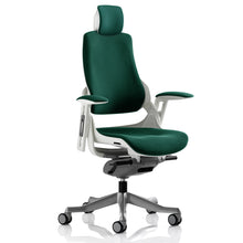 Load image into Gallery viewer, Adaptive Ergo Chair White and Teal Front
