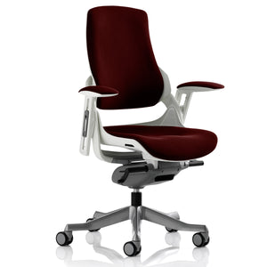 Adaptive White and Ginseng Chilli Ergo Chair No Headrest