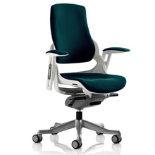 Load image into Gallery viewer, Adaptive White and Maringa Teal Ergo Chair No Headrest
