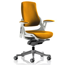 Load image into Gallery viewer, Adaptive White and Senna Yellow Ergo Chair No Headrest

