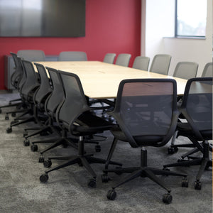 Allow Me Black Mesh Office Chairs
