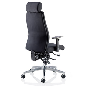Ascent Fabric Reclining Office Chair Back