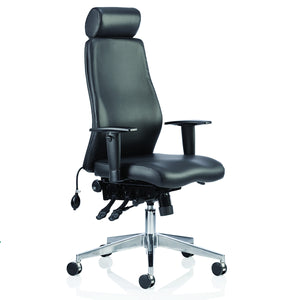 Ascent Leather Reclining Office Chair