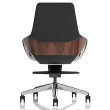 Load image into Gallery viewer, Astor Wood Black Office Chair Back
