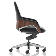 Load image into Gallery viewer, Astor Black Office Chair Side

