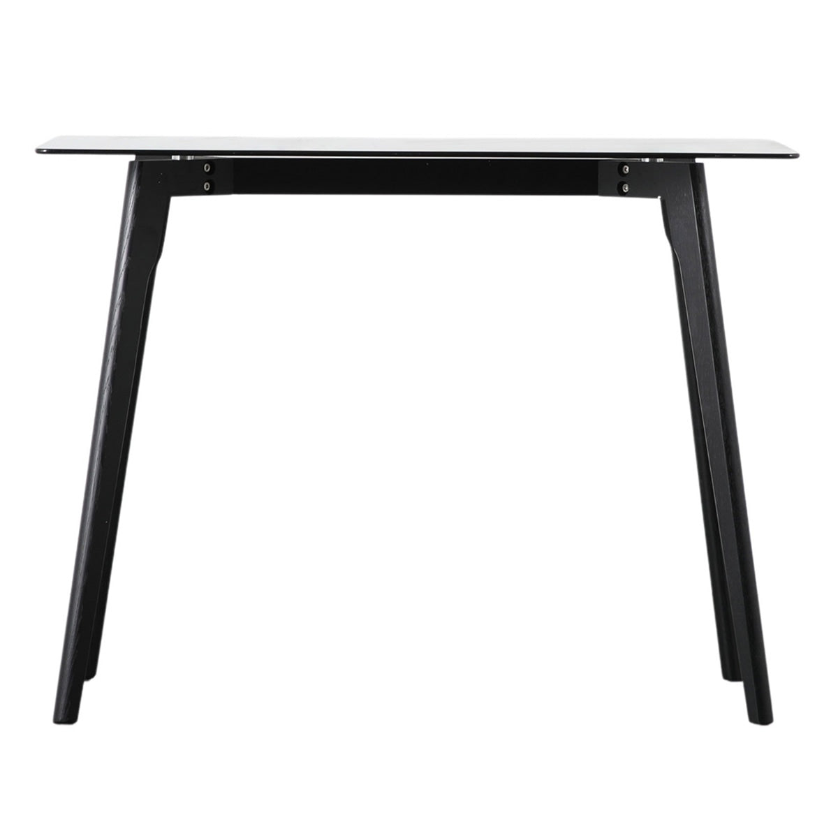 Astral Small Oak Desk With Glass
