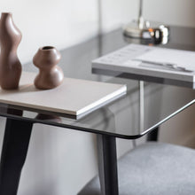 Load image into Gallery viewer, Astral Small Oak Desk With Glass
