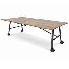 Load image into Gallery viewer, Atria Folding Meeting Table in Elm with Grey Legs
