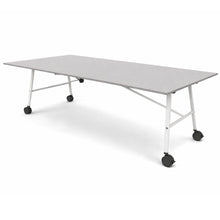 Load image into Gallery viewer, Atria Folding Meeting Table in Grey with White Legs
