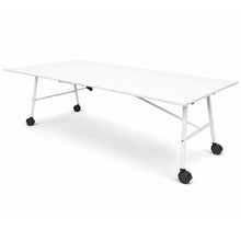 Load image into Gallery viewer, Atria Folding Meeting Table in White with White Legs
