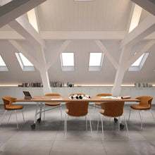 Load image into Gallery viewer, Atria Folding Meeting Table in Open Plan Corporate Workspace
