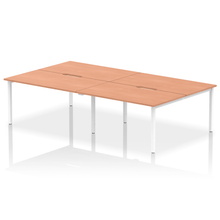 Load image into Gallery viewer, Evolve 2800 Beech White Bench Desk
