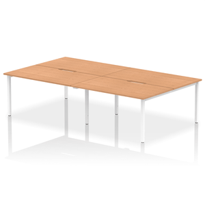 Evolve 2800 Oak White Bench Desk