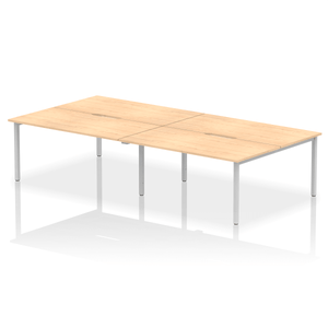 Evolve 3200 Maple Silver Bench Desk