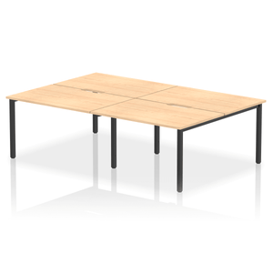 Evolve 2400 Maple Black Bench Desk