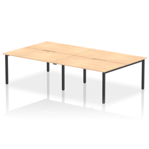 Evolve 2800 Maple Black Bench Desk