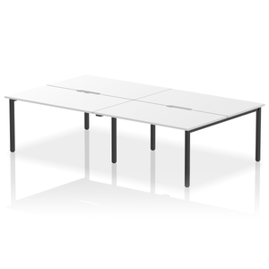 Evolve 2800 White Black Bench Desk