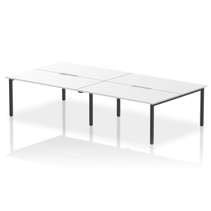 Evolve 3200 White Black Bench Desk