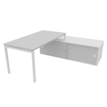 Load image into Gallery viewer, Mila 160 Right Hand Corner Desk White &amp; Grey
