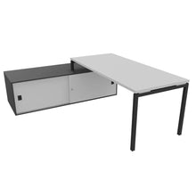 Load image into Gallery viewer, Mila 180 Left Hand Corner Desk Anthracite &amp; Grey
