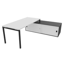 Load image into Gallery viewer, Mila 180 Right Hand Corner Desk Anthracite &amp; White
