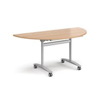 Load image into Gallery viewer, Pivot Pro 1600 Silver Beech Semi Circle Folding Table
