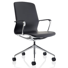 Load image into Gallery viewer, Ellipse Leather Desk Chair Front
