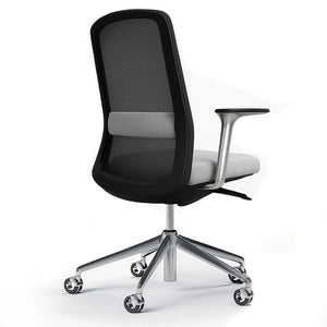 Embrace Task Chair in Grey (Rear View)