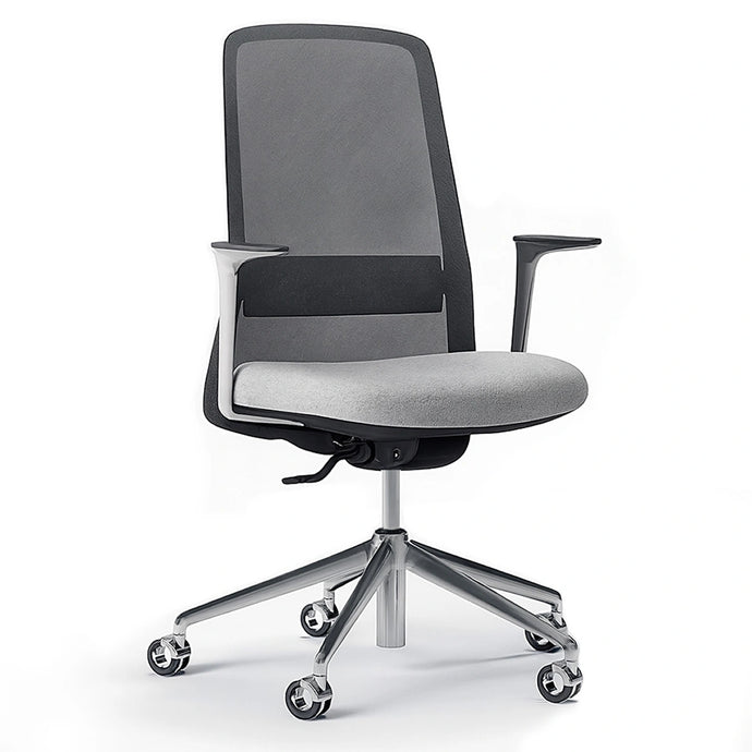 Embrace Task Chair in Grey (Front View)