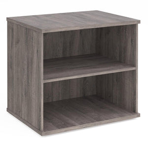Grey Oak Office Shelving Unit
