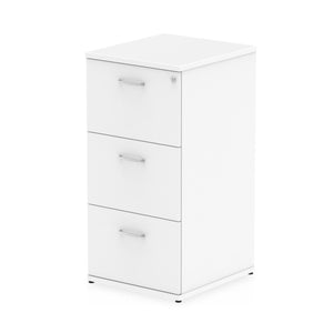 White 3 Drawer Filing Cabinet