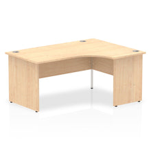 Load image into Gallery viewer, 160cm Maple L Shaped Office Desk Right Hand
