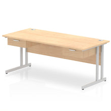 Load image into Gallery viewer, Impulse 1800 Silver Maple 2 Drawer Desk
