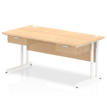Load image into Gallery viewer, Impulse 1600 White Maple 2 Drawer Desk
