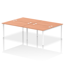 Load image into Gallery viewer, Dynamic Impulse 2400 Beech White Bench Desk
