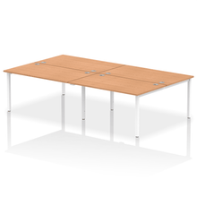 Load image into Gallery viewer, Dynamic Impulse 2800 Oak White Bench Desk
