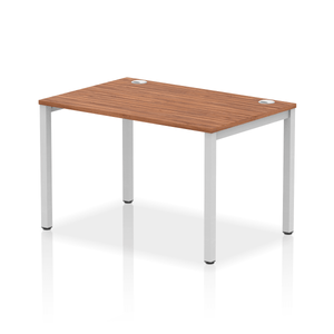 Impulse 1200 Silver Walnut Single Bench Desk