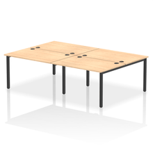 Load image into Gallery viewer, Dynamic Impulse 2400 Maple Black Bench Desk
