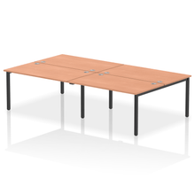 Load image into Gallery viewer, Dynamic Impulse 2800 Beech Black Bench Desk
