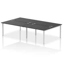 Load image into Gallery viewer, Dynamic Impulse 2800 Black Silver Bench Desk
