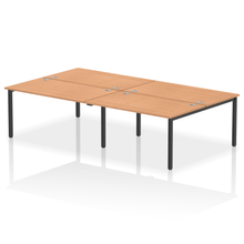 Load image into Gallery viewer, Dynamic Impulse 2800 Oak Black Bench Desk
