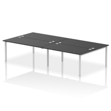 Load image into Gallery viewer, Dynamic Impulse 3200 Black Silver Bench Desk
