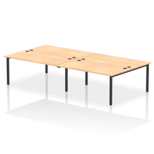 Load image into Gallery viewer, Dynamic Impulse 3200 Maple Black Bench Desk
