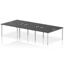 Load image into Gallery viewer, Dynamic Impulse 3600 Black Silver Bench Desk
