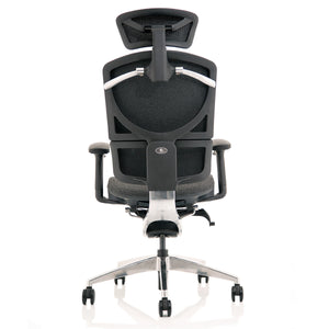 Kinetic Grey Ergonomic Desk Chair Back