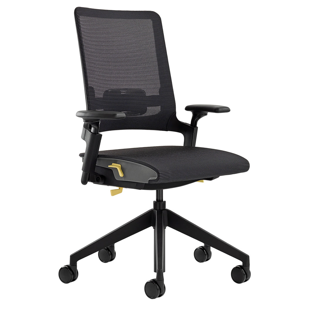 Kirn Black Home Office Chair Front