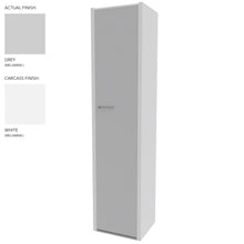 Load image into Gallery viewer, Roma Single Office Cupboard in  White &amp; Grey Finish (Right Hand Opening)

