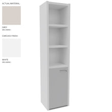 Load image into Gallery viewer, Roma Single Office Cabinet in White &amp; Grey Finish (Left Hand Opening)
