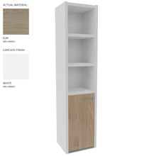 Load image into Gallery viewer, Roma Single Office Cabinet in White &amp; Elm Finish (Left Hand Opening)
