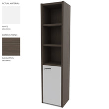 Load image into Gallery viewer, Roma Single Office Cabinet in Eucalyptus &amp; White Finish (Right Hand Opening)
